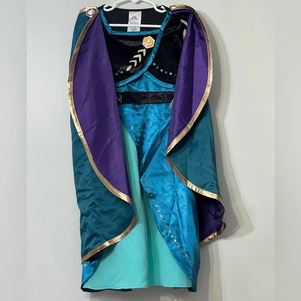 Disney Frozen 2 Anna Costume size 4 toddler/girls new with tags. Dress and cape - Picture 1 of 8
